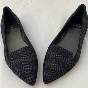 Stuart Weitzman  flats with tartan pattern
